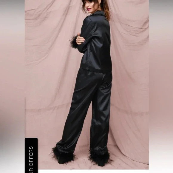 Black Nasty Gal Pajamas - Picture 4 of 4